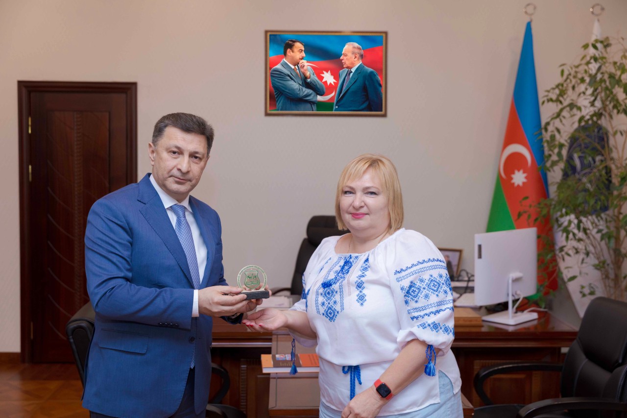 ATU-da Xarkov Milli Tibb Universitetinin nümayəndə heyəti ilə görüş keçirilib - FOTOLAR